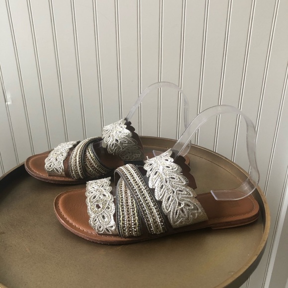 ANTHROPOLOGIE JASPER & JEERA FLORETTA SANDAL. EUC - Picture 2 of 11